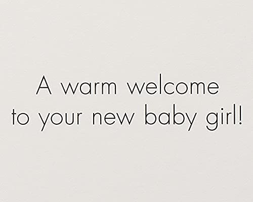 Papyrus New Baby Girl Card (Warm Welcome)