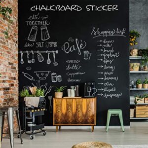 Chalkboard Wall Sticker Wall Decal Blackboard Wallpaper Large Chalkboard Contact Paper Roll KDG Self Adhesive DIY Reusable Erasable Chalkboard Stickers