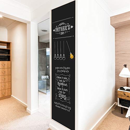 Chalkboard Wall Sticker Wall Decal Blackboard Wallpaper Large Chalkboard Contact Paper Roll KDG Self Adhesive DIY Reusable Erasable Chalkboard Stickers