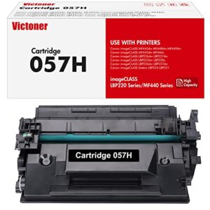 057h 057 black high yield toner cartridge 1-pack replacement for canon 057h toner cartridge for canon imageclass mf445dw mf448dw mf449dw lbp226dw lbp227dw mf440 mf445 lbp220 series printer ink
