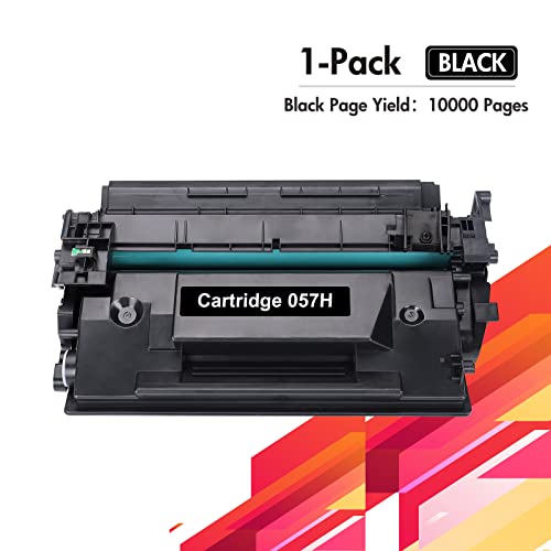 057H 057 Black High Yield Toner Cartridge 1-Pack Replacement for Canon 057H Toner Cartridge for Canon imageCLASS MF445dw MF448dw MF449dw LBP226dw LBP227dw MF440 MF445 LBP220 Series Printer Ink