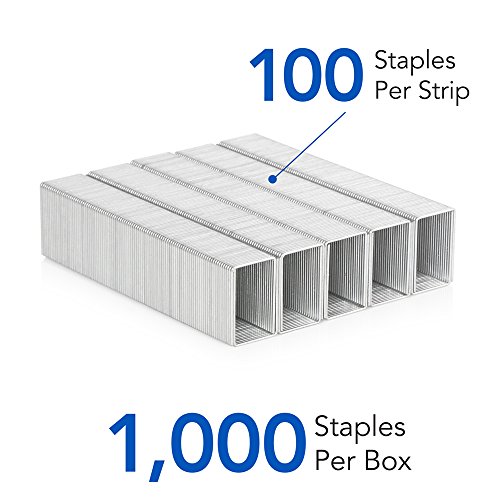 Swingline Staples, Heavy Duty, 3/4" Length, 160 Sheet Capacity, 100/Strip, 1000/Box, 1 Pack (35319) , Silver