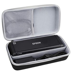 aproca hard carry travel storage case, fit epson workforce es-300w es-200 es-300wr wireless color portable document scanner