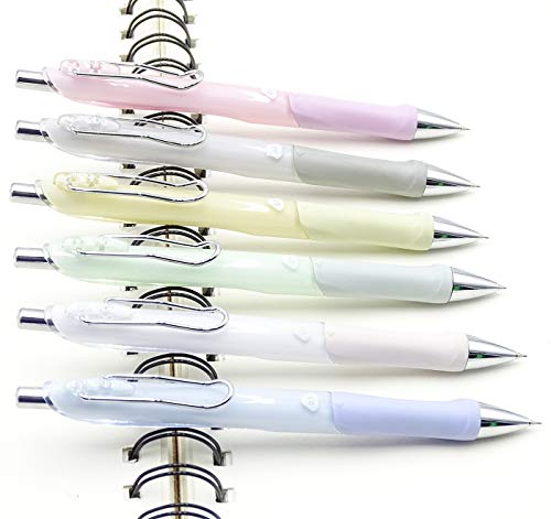 COLNK Mechanical Pencils 0.7mm for Drawing, Refillable Drafting Pencil with Ergonomic Comfort Grip, Pack-6pcs