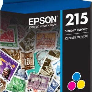 EPSON T215 -Ink Standard Capacity Tricolor -Cartridge (T215530-S) for select Epson WorkForce Printers