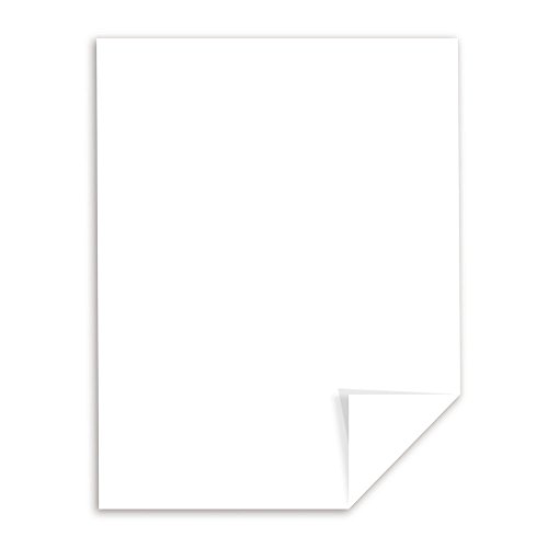 Neenah Exact Vellum Bristol, 8.5" x 11", 67 lb/147 gsm, White, 94 Brightness, 250 Sheets (80211)