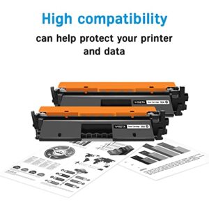 30A CF230A Toner Cartridge - Compatible Toner Cartridge Replacement for HP 30A CF230A 30X CF230X Compatible with Laserjet Pro MFP M203dw M227fdw M227fdn M203d M203dn M227sdn Toner Printer (2 Black)