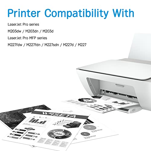 30A CF230A Toner Cartridge - Compatible Toner Cartridge Replacement for HP 30A CF230A 30X CF230X Compatible with Laserjet Pro MFP M203dw M227fdw M227fdn M203d M203dn M227sdn Toner Printer (2 Black)