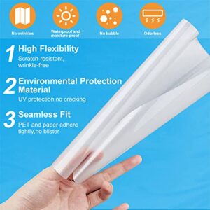 RyhamPaper Thermal Laminating Pouches, Laminating Sheets 9 x 11.5 Inches Letter Size 3 mil, 500 Pack Laminator Sheets for Sealed Document, Cards, Clear Laminated Finish, Round Corner, Waterproof