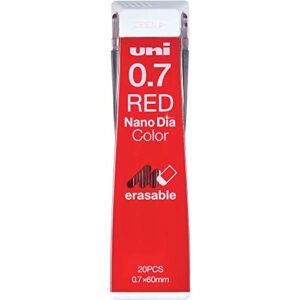 uni mechanical pencil lead nano dia color 0.7mm, red(u07202ndc.15)