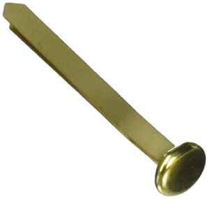 school smart brass plated fasteners – 1 1/2 inch – box of 100