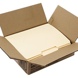 Pendaflex File Folders, Letter Size, 8-1/2" x 11", Classic Manila, 1/3-Cut Tabs in Left, Right, Center Positions, 100 Per Box (65213)