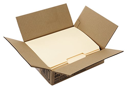 Pendaflex File Folders, Letter Size, 8-1/2" x 11", Classic Manila, 1/3-Cut Tabs in Left, Right, Center Positions, 100 Per Box (65213)