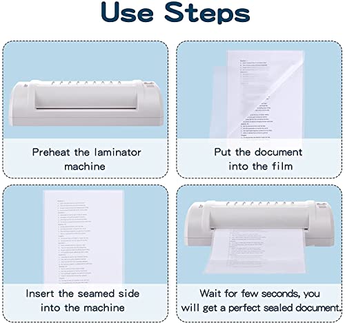 Laminating Pouches, Legal Size, 5 Mil, Clear Legal Size, Thermal Laminating Pouches, 9 X 14.5 Inches, 100 Pouches