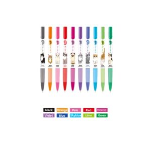 JVPEN Writing Instrument Beecrazee PE 6668 Naong 11-Set Ballpoint Pens, Multicolor