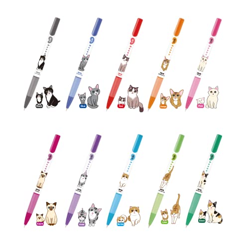 JVPEN Writing Instrument Beecrazee PE 6668 Naong 11-Set Ballpoint Pens, Multicolor