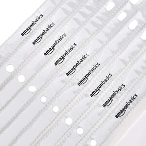 Amazon Basics Clear Sheet Protectors for 3 Ring Binder, 8.5 x 11 Inch, 100-Pack