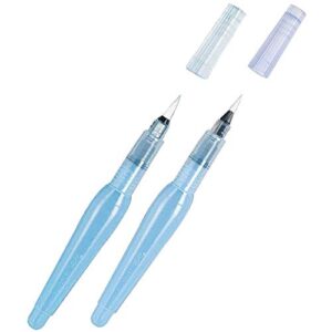 pentel – aquash water brush medium point & small point 2 pens profesional arts value set