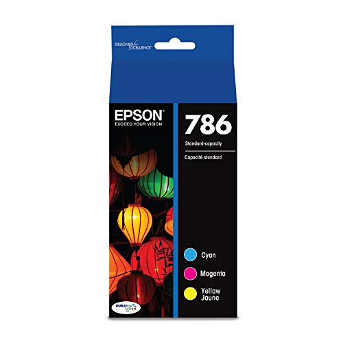 Epson T786520-S DURABrite Ultra Standard-Capacity Color -Ink -Cartridge, Multipack, Multicolor