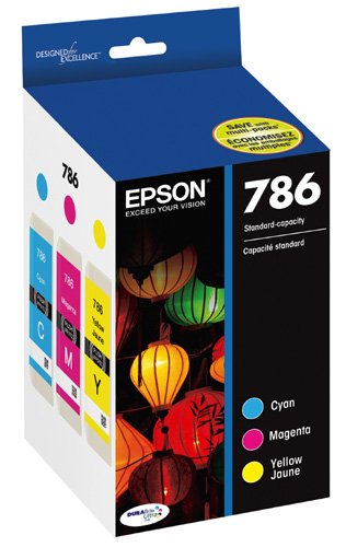 Epson T786520-S DURABrite Ultra Standard-Capacity Color -Ink -Cartridge, Multipack, Multicolor