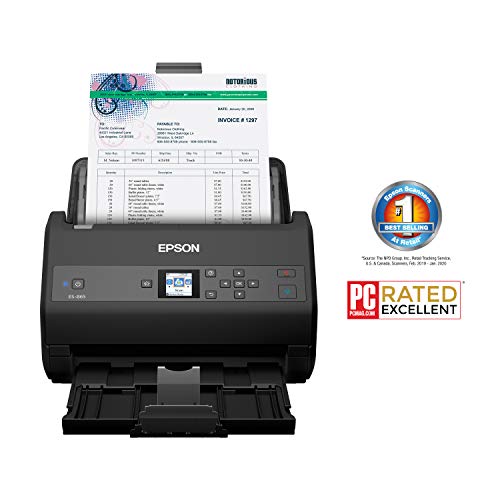 Epson Workforce ES-865 High Speed Color Duplex Document Scanner with Twain Driver