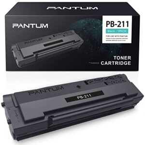 pantum original toner cartridge pb-211 genuine toner p2502w, m6552nw, m6602nw printer, pb-211 yields up to 1,600 pages