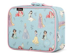 simple modern disney kids lunch box for toddler | reusable insulated bag for girls, boys meal containers for school | hadley collection | princess royal beauty
