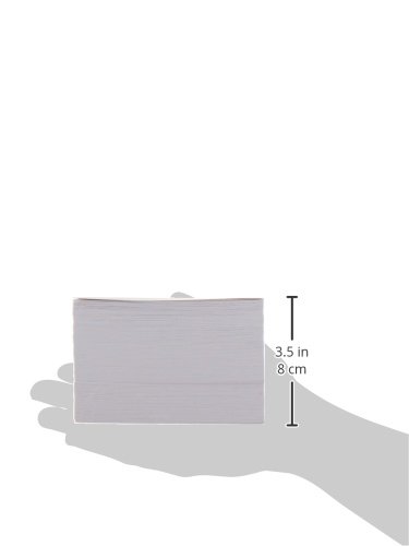 Amazon Basics Heavy Weight Ruled Lined Index Cards, White, 3x5 Inch Card, 300-Count