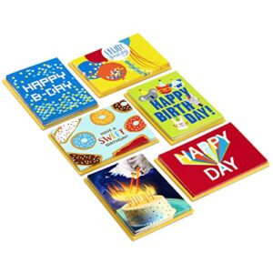 Hallmark Birthday Cards Assortment, 36 Cards with Envelopes (Cats, Lasers, Llamas, Donuts)