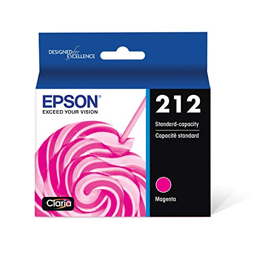 EPSON T212 Claria -Ink Standard Capacity Magenta -Cartridge (T212320-S) for Select Epson Expression and Workforce Printers