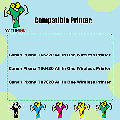 YATUNINK Remanufactured 260 XL Ink Cartridge Black Replacement for Canon PG-260XL 260XL PG-260 XL PG260 XL 260 XL Black Ink Cartrige for Canon TS6420 TS5320 TR7020 All In One Wireless Printer(1 Black)