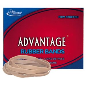 alliance rubber 26649 advantage rubber bands size #64, 1/4 lb box contains approx. 80 bands (3 1/2″ x 1/4″, natural crepe)