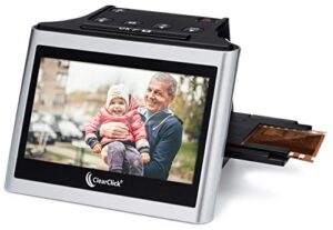 clearclick virtuoso 2.0 (second generation) 22mp film & slide scanner with extra large 5″ lcd screen – convert 35mm, 110, 126 slides and negatives to digital photos