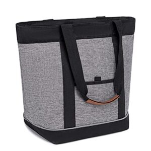 tiiocti insulated cooler bag reusable grocery tote bags transport large lunch box for women cold or hot food apply to delivery bag travel picnic