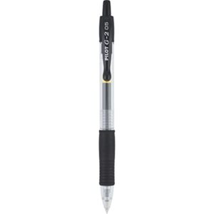 PILOT G2 Premium Refillable and Retractable Rolling Ball Gel Pens, Extra Fine Point, Black Ink, 5-Pack (31173)