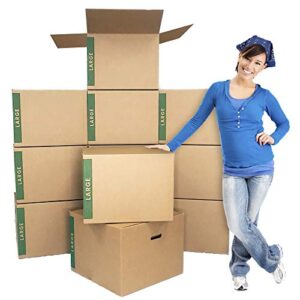 large moving boxes pack of 12 with handles– 20″ x20″ x15″ – cheap cheap moving boxes