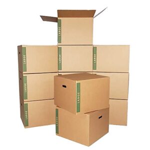 Large Moving Boxes Pack of 12 with Handles– 20" x20" x15" – Cheap Cheap Moving Boxes