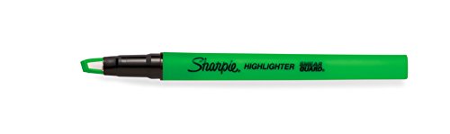 SHARPIE Highlighter, Clear View Highlighter with See-Through Chisel Tip, Stick Highlighter, Assorted, 8 Count