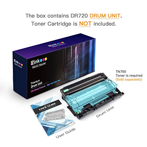 E-Z Ink (TM Compatible Drum Unit Replacement for Brother DR720 DR 720 to use with DCP-8155DN DCP-8150DN MFC-8950DW MFC-8710DW MFC-8910DW HL-6180DW HL-5450DN HL-5470DW MFC-8810DW HL-5440D (1 Drum)