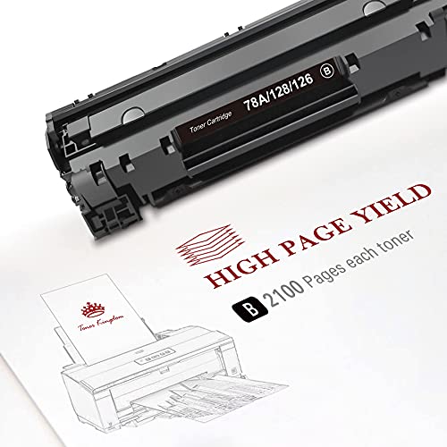 Toner Kingdom Compatible Toner Cartridge Replacement for Canon 128 CRG128 ImageCLASS D530 MF4770N MF4890DW D550 MF4880DW LBP6230DW MF4450 D560 MF4570DN Faxphone L100 L190 Laser Printer(Black,4-Pack)