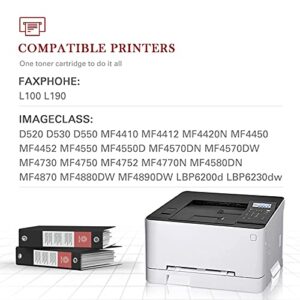Toner Kingdom Compatible Toner Cartridge Replacement for Canon 128 CRG128 ImageCLASS D530 MF4770N MF4890DW D550 MF4880DW LBP6230DW MF4450 D560 MF4570DN Faxphone L100 L190 Laser Printer(Black,4-Pack)