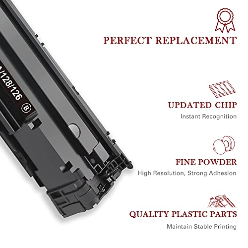 Toner Kingdom Compatible Toner Cartridge Replacement for Canon 128 CRG128 ImageCLASS D530 MF4770N MF4890DW D550 MF4880DW LBP6230DW MF4450 D560 MF4570DN Faxphone L100 L190 Laser Printer(Black,4-Pack)