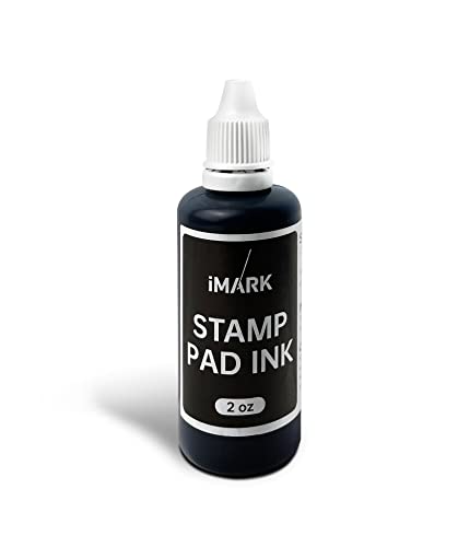 iMARK Premium Refill Ink for Self-Inking Stamps, Daters and Stamp Pads (2 oz, Black)