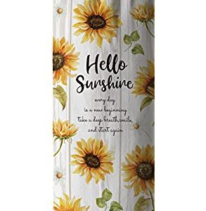 Hglian Grocery Plastic Bag Holder and Dispenser Wall Mount Plastic Bags Organizer，Garbage Shopping Trash bags Storage Carrier, Cute Sunflower Home Kitchen Decor,Gifts for Mom Wife Grandma