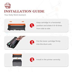 Toner Kingdom Compatible Toner Cartridge Replacement for Brother TN450 TN420 TN-450 TN-420 for HL-2270DW HL-2280DW HL-2240 HL-2230 MFC-7360N MFC-7860DW IntelliFax-2840 2940 DCP-7065DN Printer(2 Black)