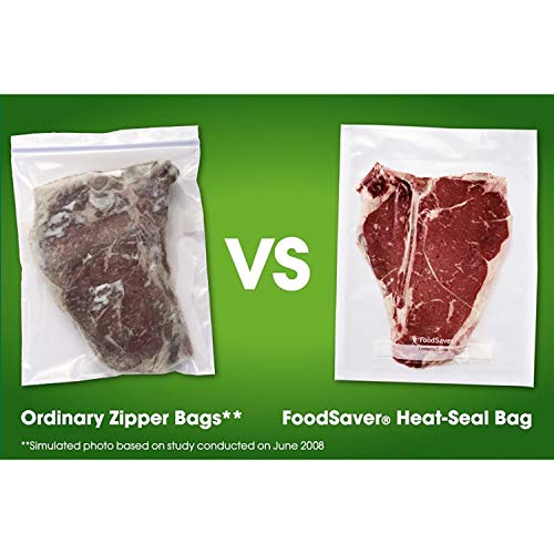 FoodSaver 1-Quart Vacuum Sealer, Bags, 90 Count | BPA-Free, Commercial Grade for Food Storage and Sous Vide