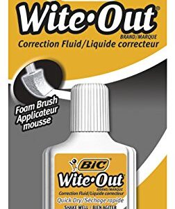 BIC Wite-Out Quick Dry Correction Fluid, 20 ml