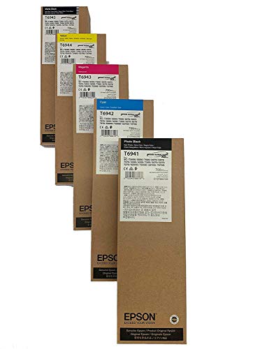 Epson T694 Ultrachrome 5-Color Ink Cartridge Set for SureColor T-Series Printers