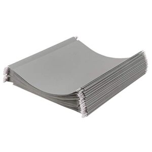 Amazon Basics Hanging File Folders, Letter Size, Gray, 25-Pack