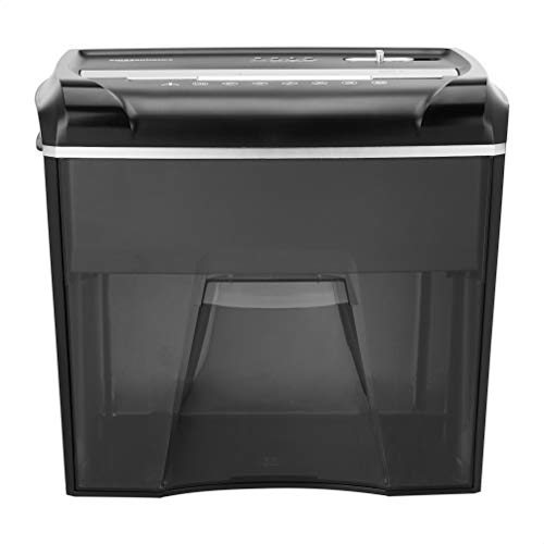 Amazon Basics 12-Sheet Cross-Cut Junk Mail, CD, and Credit Card Shredder with Pullout Basket